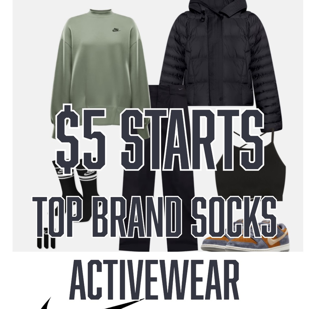 (100-199)Top Brand 🧦  + 📦 $6.49 Flat Rate SHIPPING Bundle as many as you like - Picture 2 of 3